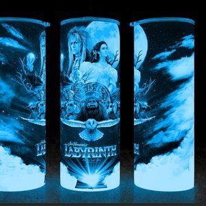 Glow in the Dark Labyrinth 80's Movie Classic Cup Mug Tumbler 20oz